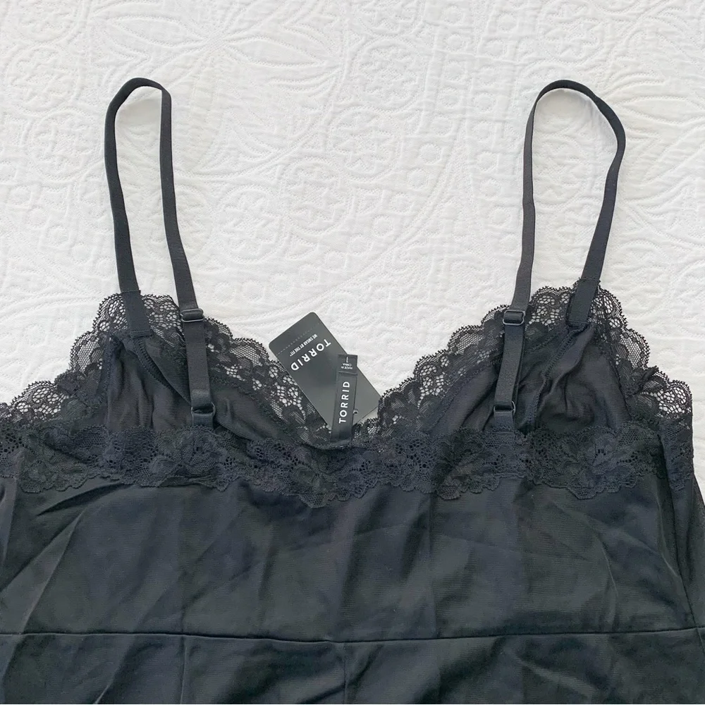 Torrid Babydoll Tricot Slip,‎ Black